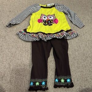 Rare Editions Owl Costume - Yellow and Brown